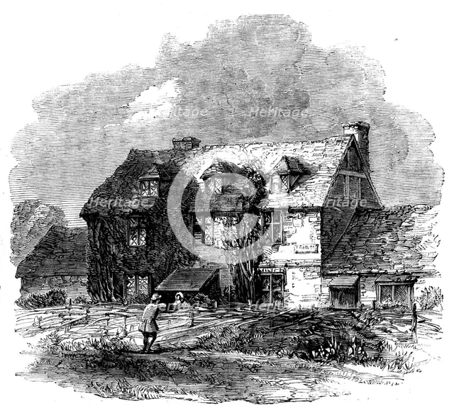 Swift's Cottage, Moor Park, Surrey - from a photograph by Mr. Liddiard, of Farnham, 1858. Creator: Unknown.