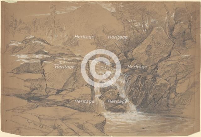 Swiftwater, 1854. Creator: Daniel Huntington.