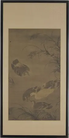Swimming Geese, Ming dynasty, 15th century. Creator: Lin Liang