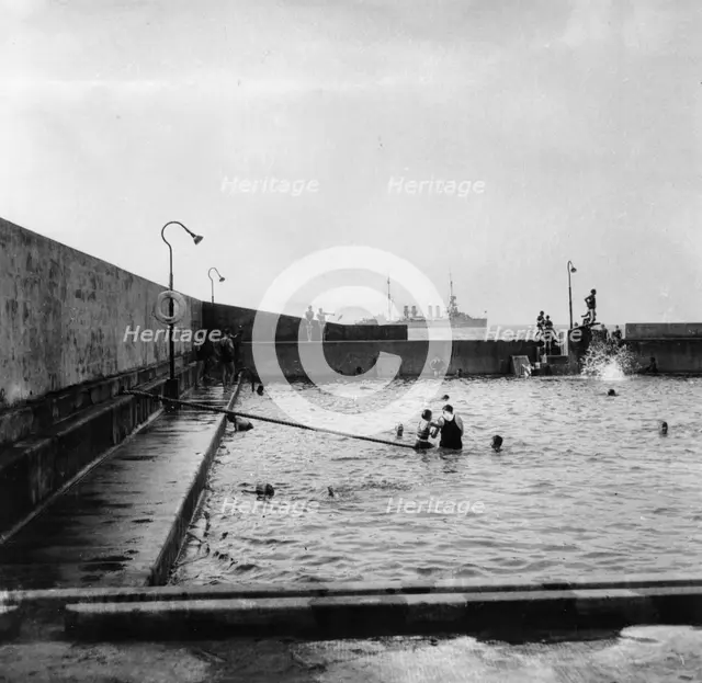 Swimming pool, Balboa, Panama, 1931. Artist: Unknown
