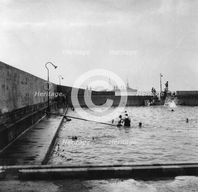 Swimming pool, Balboa, Panama, 1931. Artist: Unknown