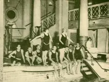 Swimming Pool, "Berengaria", . Creator: Unknown