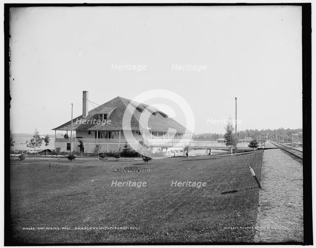 Swimming pool, Charlevoix-the-Beautiful, between 1890 and 1901. Creator: Unknown.