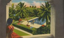 Swimming Pool, Hotel Del Prado, Barranquilla c1940s