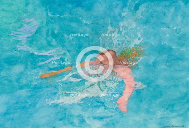 Swimming Pool Key West, 1996. Creator: Leonard Rosoman.