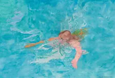 Swimming Pool Key West, 1996. Creator: Leonard Rosoman