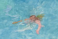 Swimming Pool Key West, 1996. Creator: Leonard Rosoman