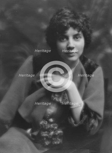 Swinburne, Ann, portrait photograph, 1912. Creator: Arnold Genthe.