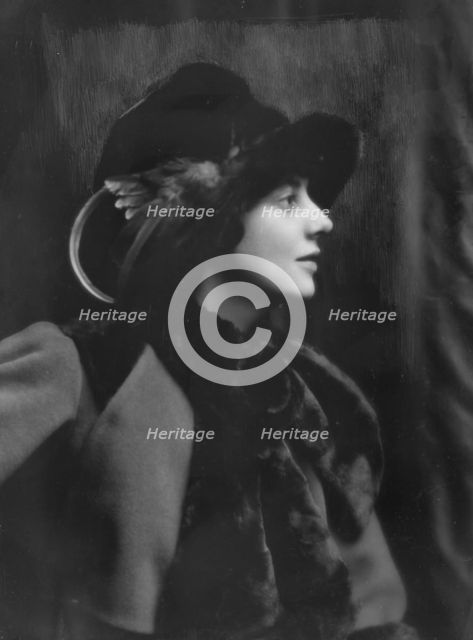 Swinburne, Ann, portrait photograph, 1912. Creator: Arnold Genthe.