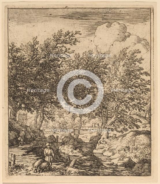 Swineherd, probably c. 1645/1656. Creator: Allart van Everdingen.