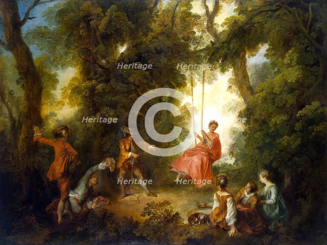 Swing', 1730s. Creator: Lancret, Nicolas (1690-1743).