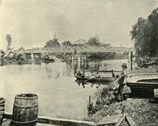 Swing Bridge Over the Latrobe 1901. Creator: Unknown