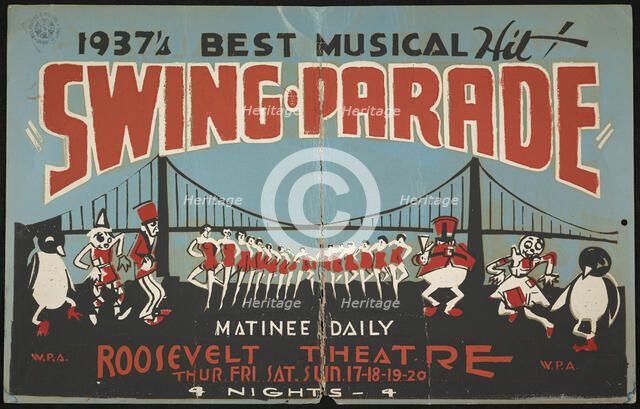 Swing Parade, [193-]. Creator: Unknown.