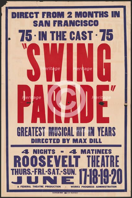 Swing Parade, [193-]. Creator: Unknown.