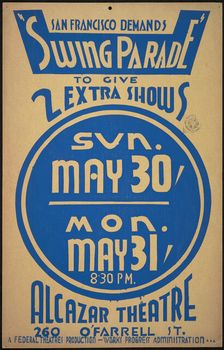 Swing Parade, San Francisco, 1937. Creator: Unknown