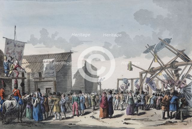 Swing Ride at a Russian Fair, 1821.
