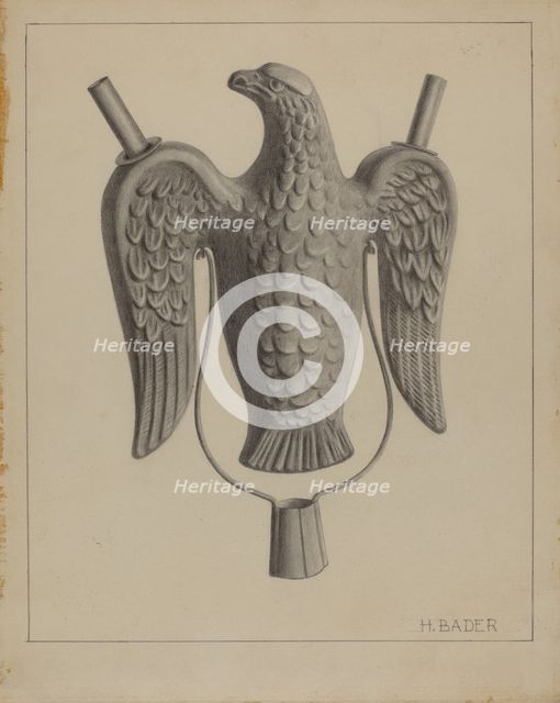 Swing Torch, c. 1936. Creator: Herman Bader.