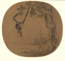 Swinging Gibbon, late 1100s- 1st quarter 1200s. Creator: Xia Gui (Chinese, active c. 1209-c.1243), attributed to