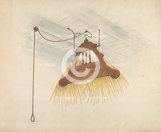 Swinging Fan, c. 1937. Creator: Al Curry.