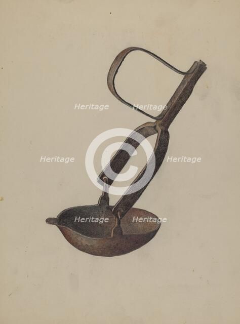 Swinging Lamp, c. 1938. Creator: Roy Weber.