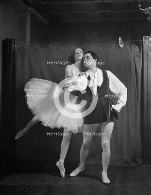 Swiskaya, Countess, and male dance partner, between 1917 and 1929. Creator: Arnold Genthe.