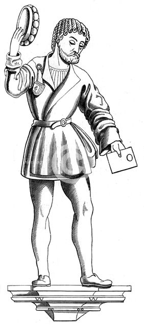 Swiss courier, 15th century (1849). Artist: Unknown