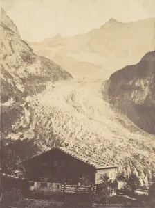 Swiss Glacier, 1850s. Creator: John Joscelyn Coghill