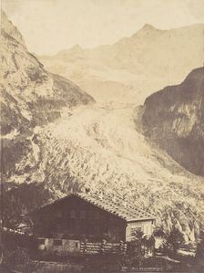 Swiss Glacier, 1850s. Creator: John Joscelyn Coghill