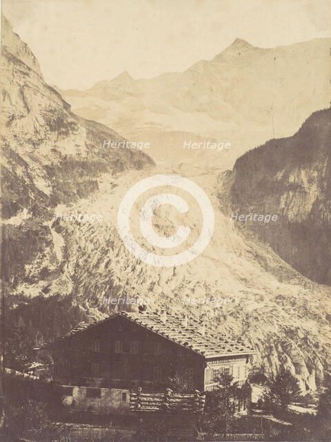 Swiss Glacier, 1850s. Creator: John Joscelyn Coghill.