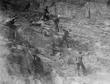 Swiss guides on Canadian Pacific Rd., between c1910 and c1915. Creator: Bain News Service