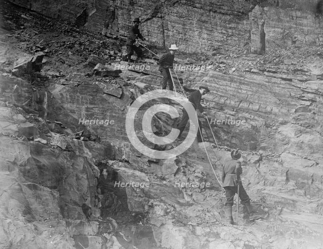 Swiss guides on Canadian Pacific Rd., between c1910 and c1915. Creator: Bain News Service.