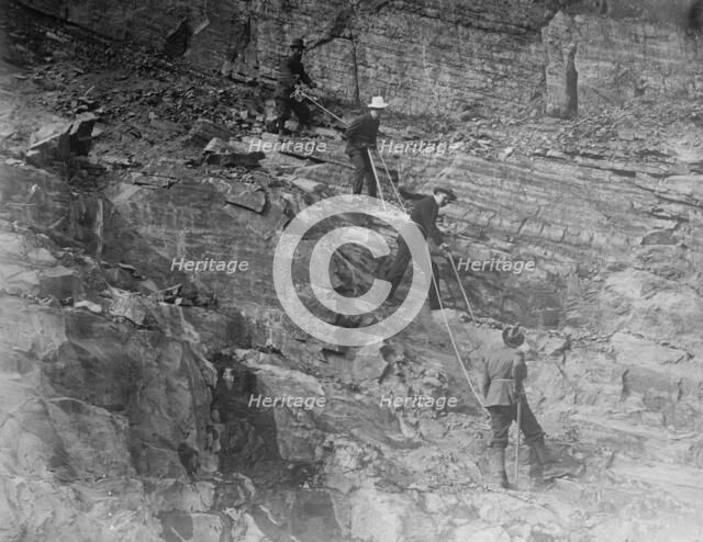 Swiss guides on Canadian Pacific Rd., between c1910 and c1915. Creator: Bain News Service.