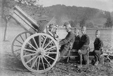 Swiss field Howitzer, between c1915 and c1920. Creator: Bain News Service