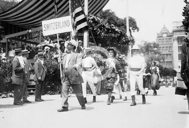 Swiss in N.Y. 4th of July Parade, between c1910 and c1915. Creator: Bain News Service.