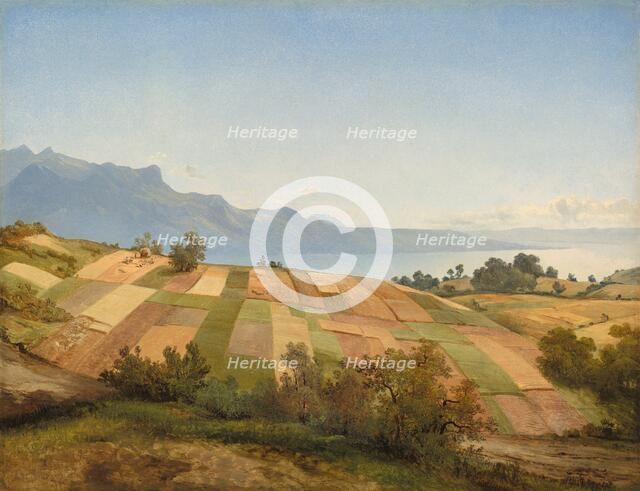 Swiss Landscape, c. 1830. Creator: Alexandre Calame.