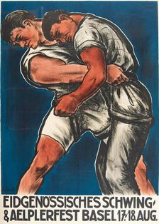 Swiss National Wrestling and Alpine Festival, Basel, c1935. Creator: Wenk, Wilhelm (Willi) (1890-1956)