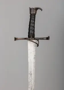 Swiss Saber (Schweizersäbel), Swiss, early 16th century. Creator: Unknown