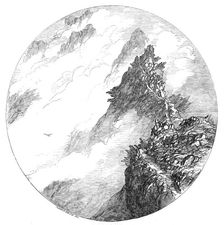 Swirrel Edge, Mount Helvellyn, 1854. Creator: Harvey Orrin Smith