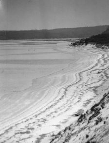 Switzer, John, Mr., beach, 1928 June. Creator: Arnold Genthe