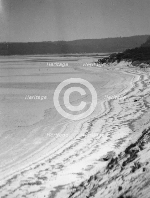 Switzer, John, Mr., beach, 1928 June. Creator: Arnold Genthe.