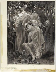 Swooned Murmuring of Love, and Pale with Pain, 1885. Creator: Will H. Low