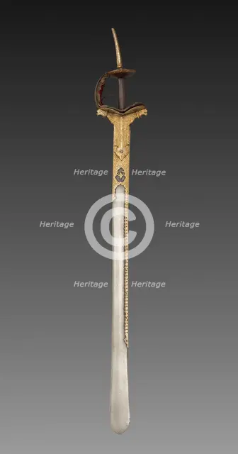 Sword, 1700s-1800s. Creator: Unknown.