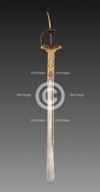Sword, 1700s-1800s. Creator: Unknown.