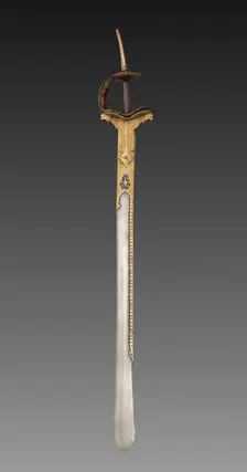 Sword, 1700s-1800s. Creator: Unknown