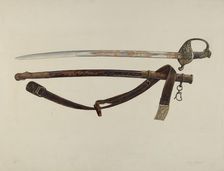Sword, 1935/1942. Creator: A. R. Tolman