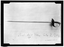 Sword, between 1913 and 1917. Creator: Harris & Ewing