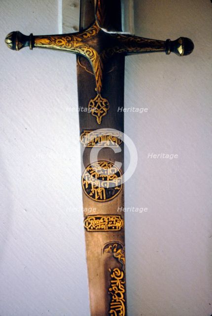 Sword bearing name of Suleyman the Magnificent, 16th century. Artist: Unknown.