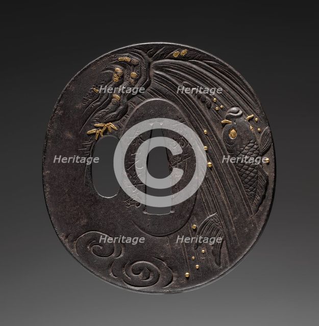 Sword Guard, 1740-1829. Creator: Sekijoken Taizan Motozane (Japanese, 1740-1829).