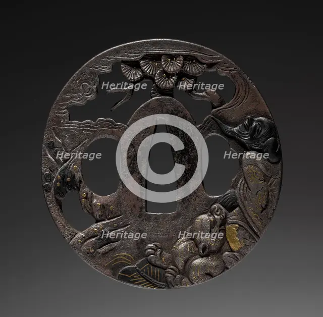 Sword Guard, 1700s-1800s. Creator: Unknown.