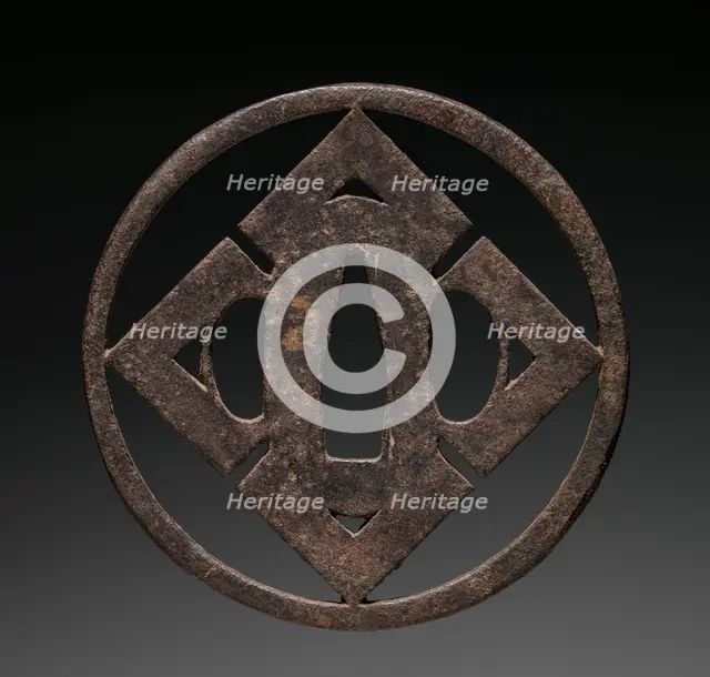 Sword Guard, 1800s. Creator: Unknown.